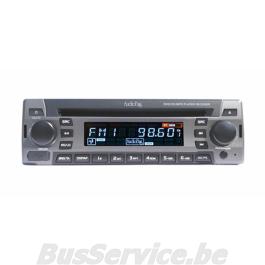 Radio/DVD/MP3/USB Chauf/pass 2xmicr 4x40w 12v ISO