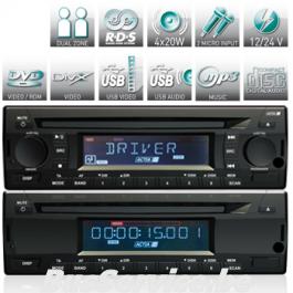 Radio en 2 x DVD/SVCD/VCD/CD/USB 4 x 20 watt