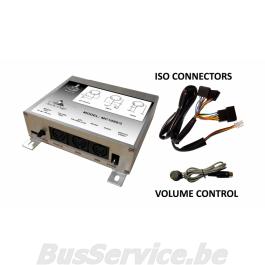 Microfoon mixer standaard radio/cd/dvd 12v ISO