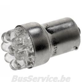 LED lamp BA15s fitting 9 led's o.a. Van Hool