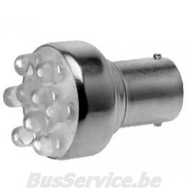 LED lamp BA15s fitting 9 led's L