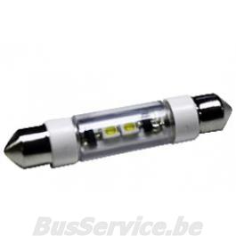 LED buislamp SV 8,5 fitting 39mm 4 led's 24v