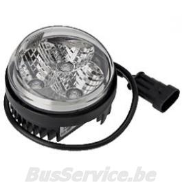 LED dagrijlamp rond 90 mm L  24v