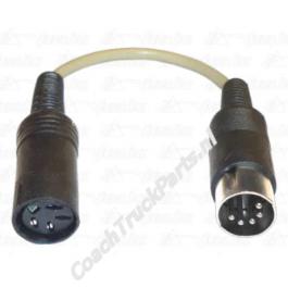 Adapter kabel 4 pin fem naar 5 pin male